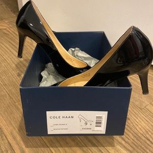 Cole Haan black Patton heals excellent condition